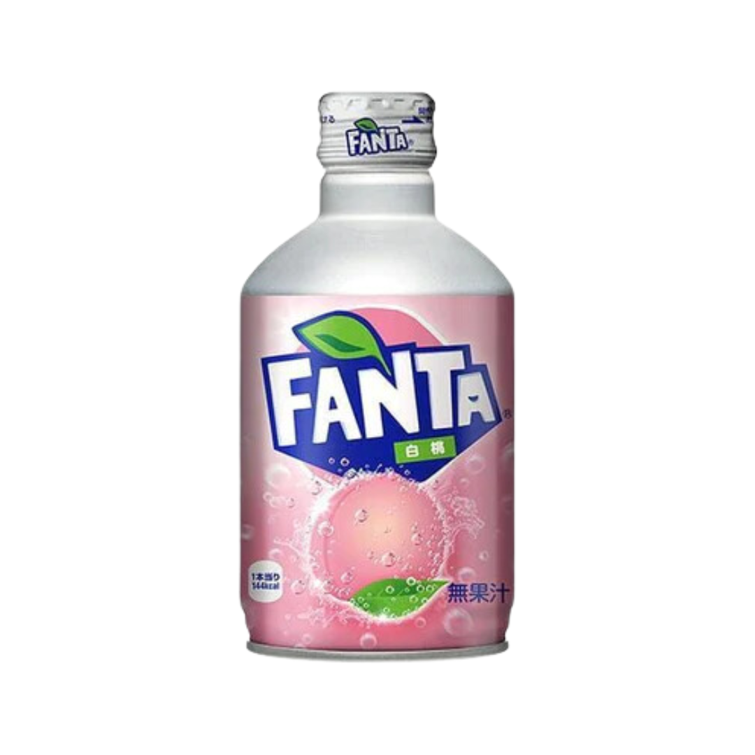 Fanta White Peach Aluminum Can Japan 300ml