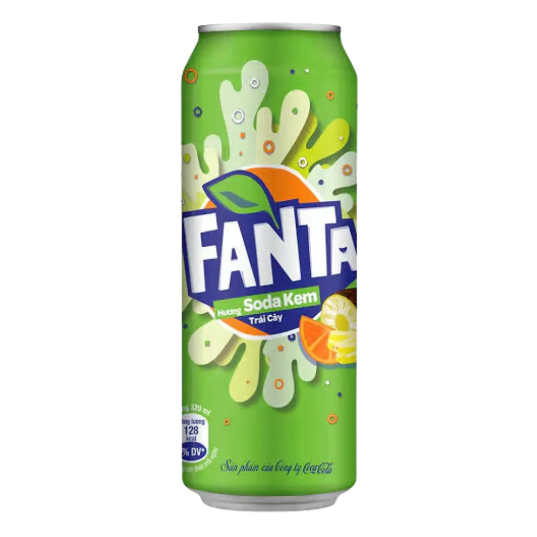 Fanta Fruity Cream Soda Vietnam 320ml MHD 24.04.2025 Product vendor