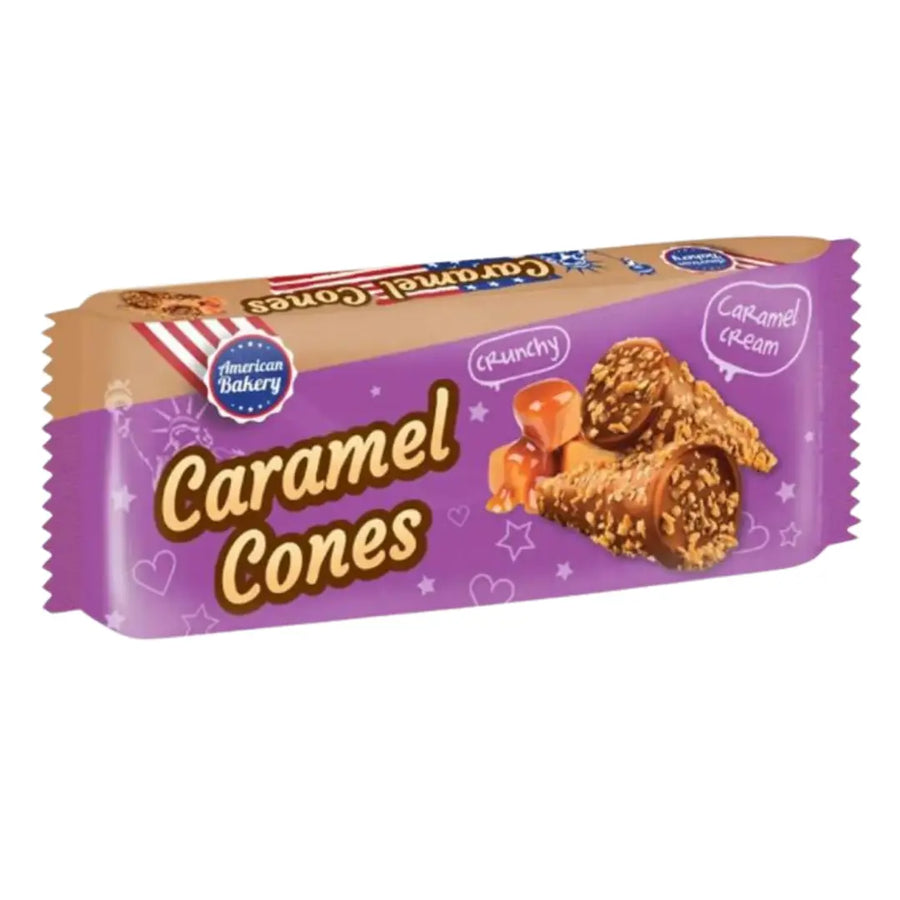 American Bakery Caramel Cones 112g