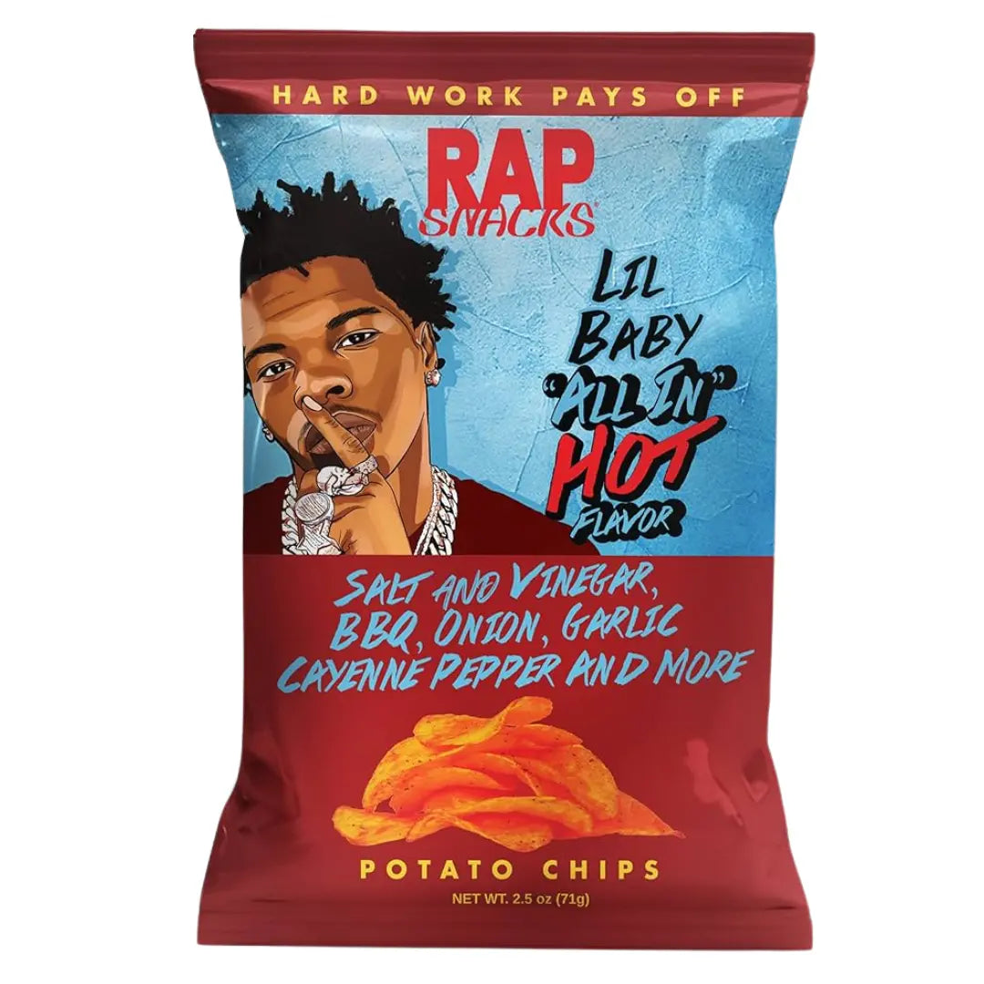 Rap Snacks Lil Baby All In Hot Chips 71g Product vendor