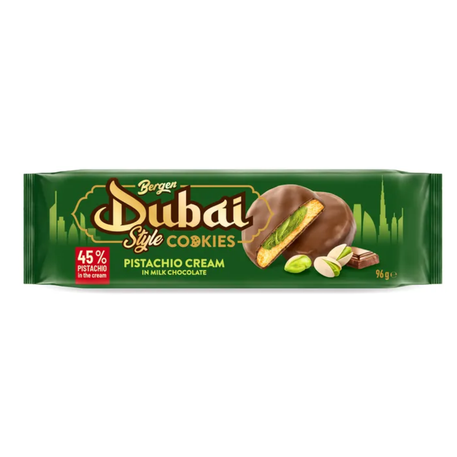 Bergen Dubai Style Cookies Pistachio 96g