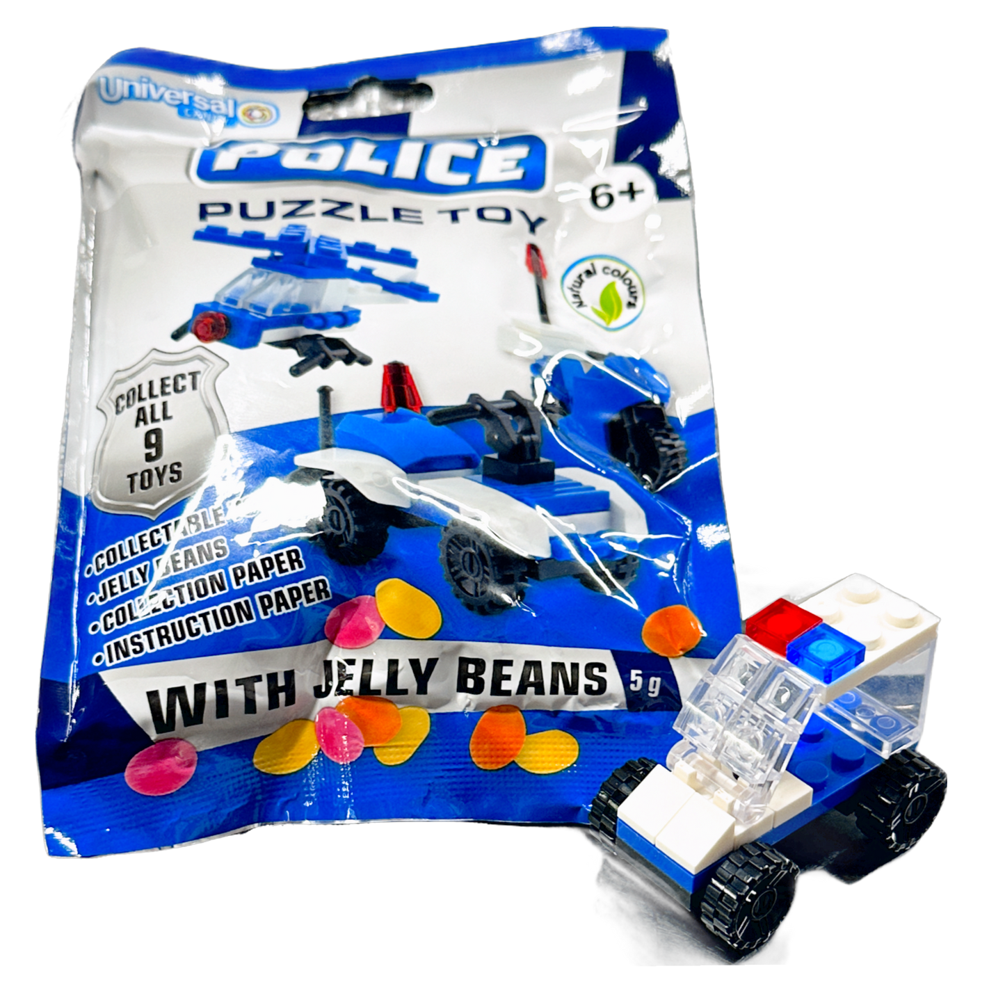 Puzzle Police Toy Candy 5g