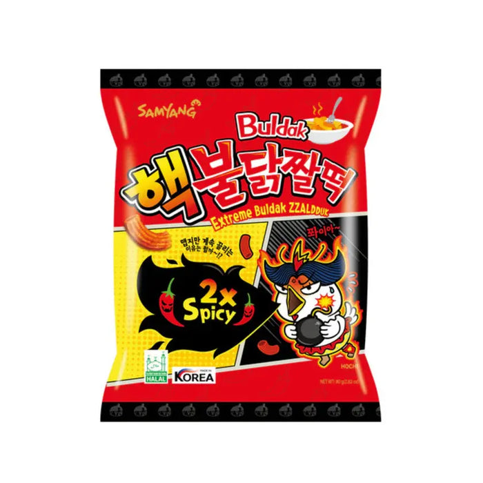 Samyang Extreme Zzaldduk 2x Spicy Snack 80g
