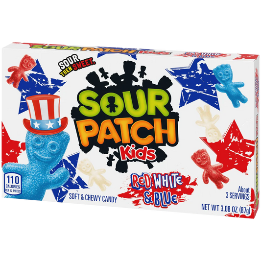 Sour Patch Red White Blue Box 87g