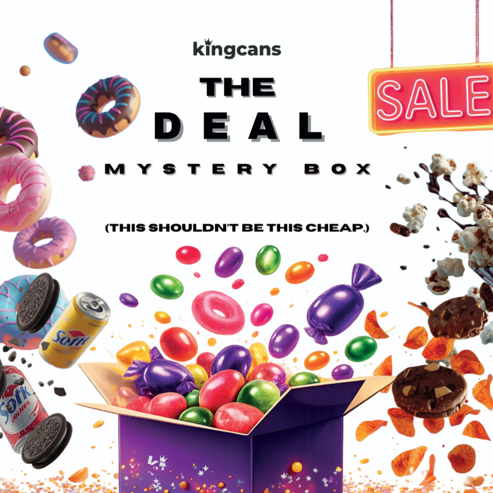 Sparfuchs Edition: bunte internationale Snacks und Getränke